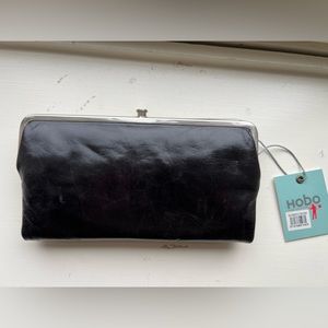 Hobo Nordstrom black leather Lauren wallet clutch